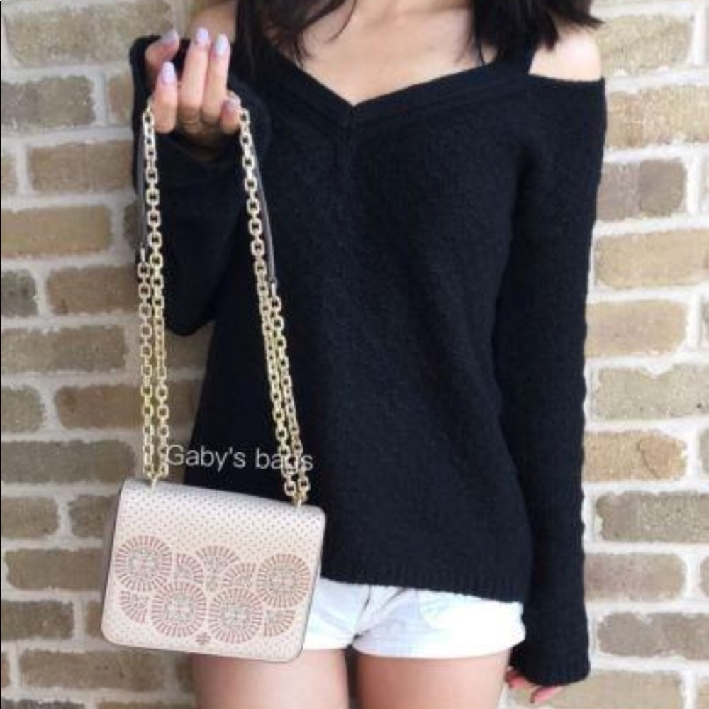 NWT Tory Burch Perforated Robinson Crossbody